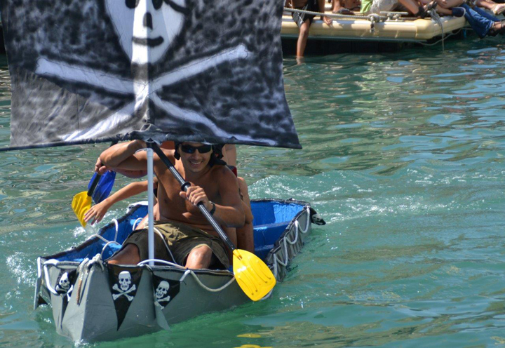 cardboard boat race