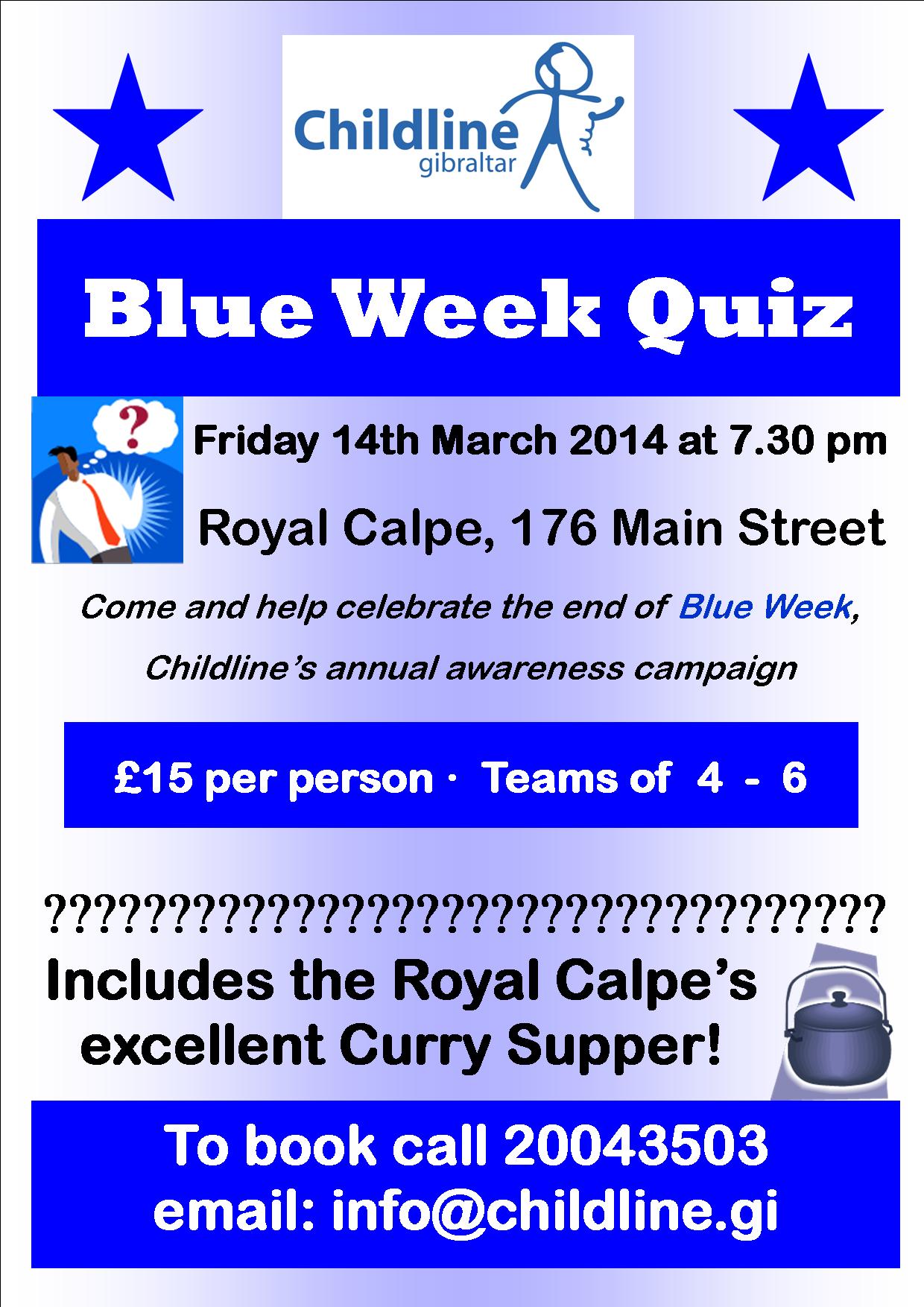 blue week quiz 