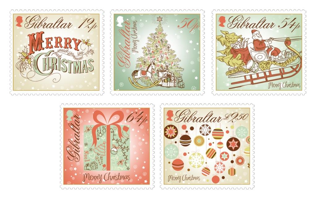 2013 Gibraltar Christmas Stamps