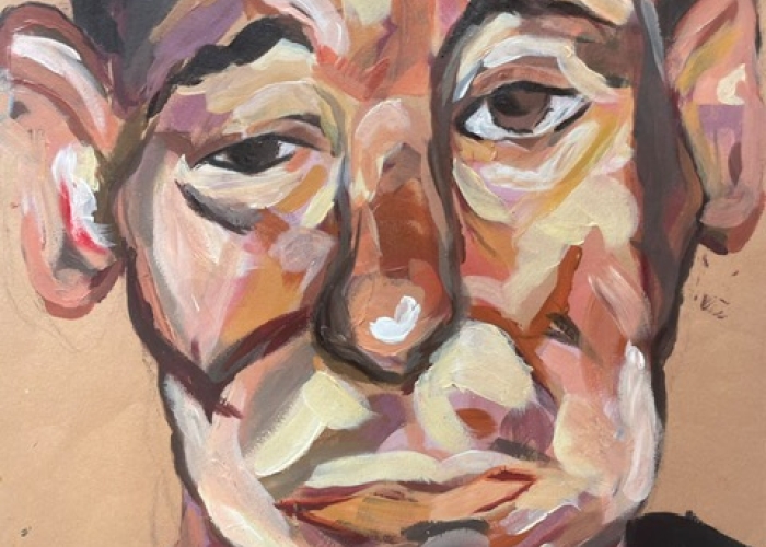 GIBSP2023 Lauren Bennett Portrait Copy Inspired By Lucien Freud