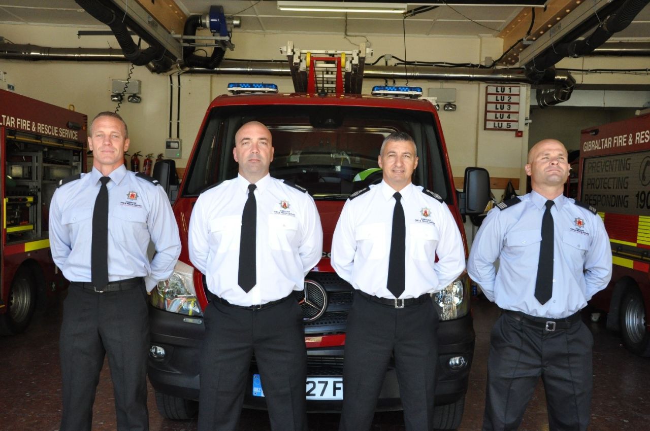 Promotions At Gibraltar Fire And Rescue Service
