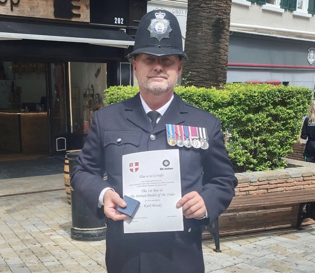 Karl's Service Is Recognised By The Venerable Order Of St John