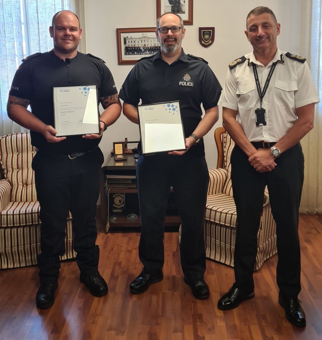 Officers Pass College Of Policing Course