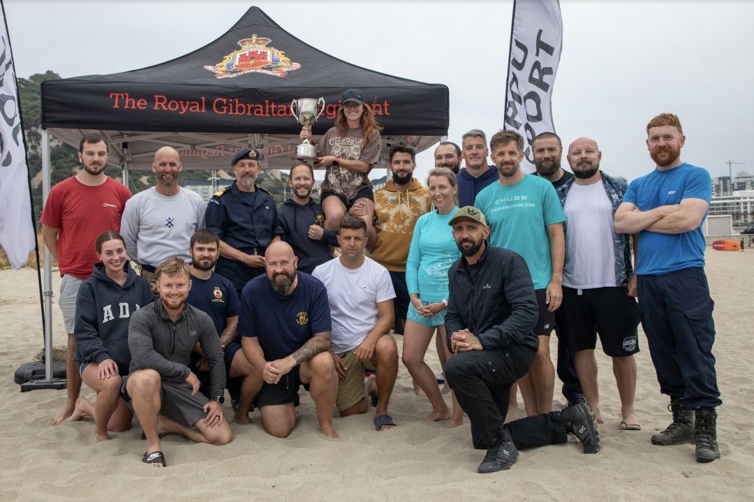 British Forces Personnel Participate In CBF Cup