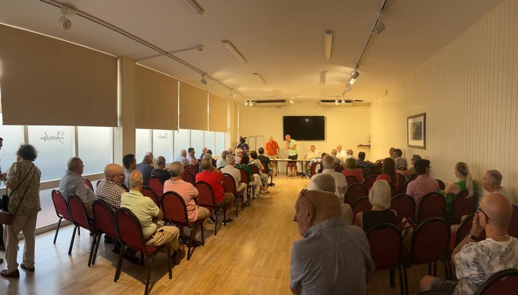 Joint Pensioners Convention Of Gibraltar Hold Meeting At John Mackintosh Hall