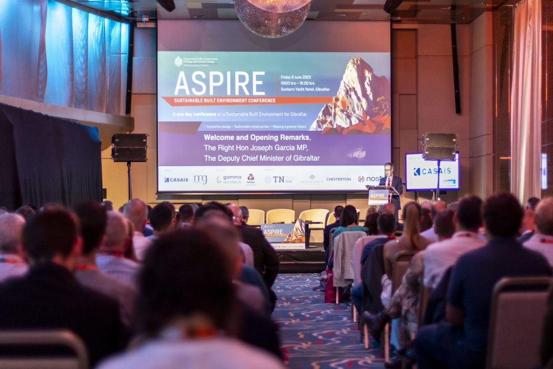 Deputy Chief Minister Opens Today’s Aspire Conference On A Sustainable Built Environment For Gibraltar