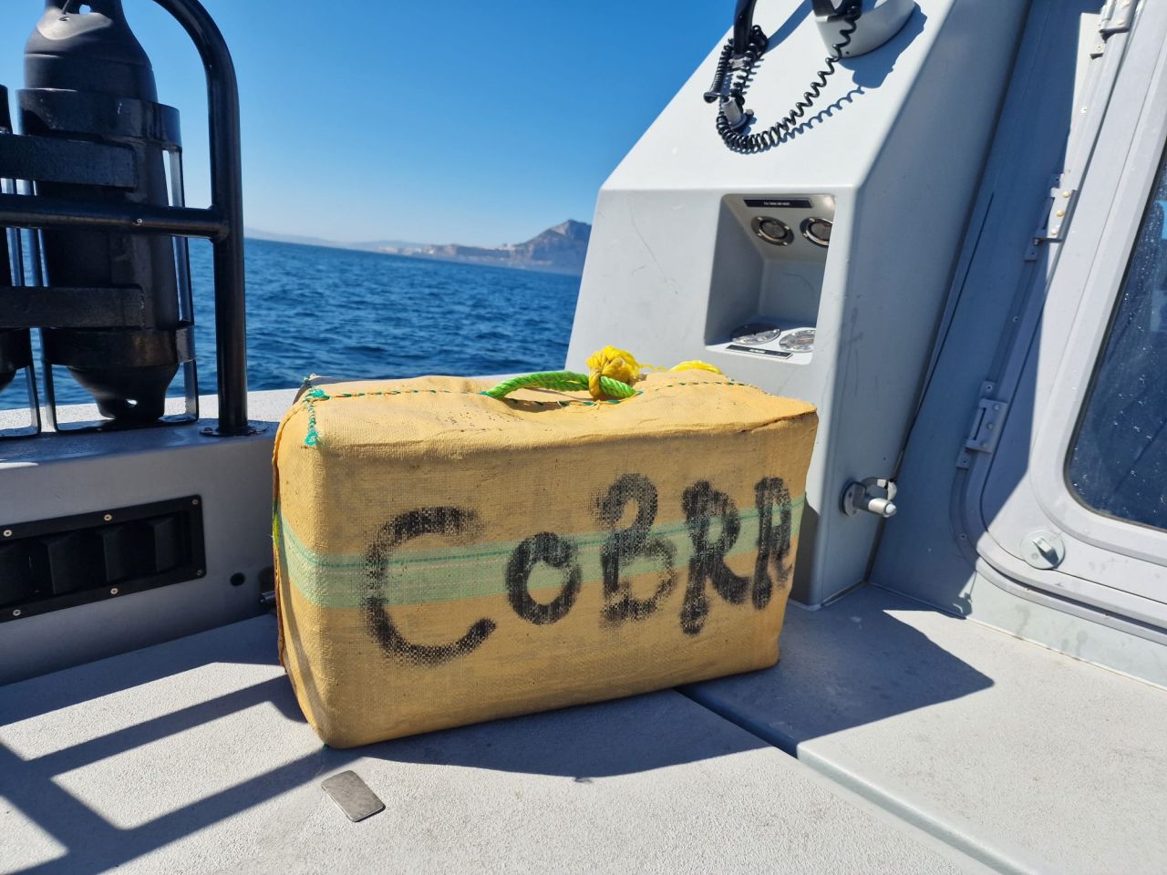 HM Customs Marine Section Recovers Cannabis Bale During Routine Patrol