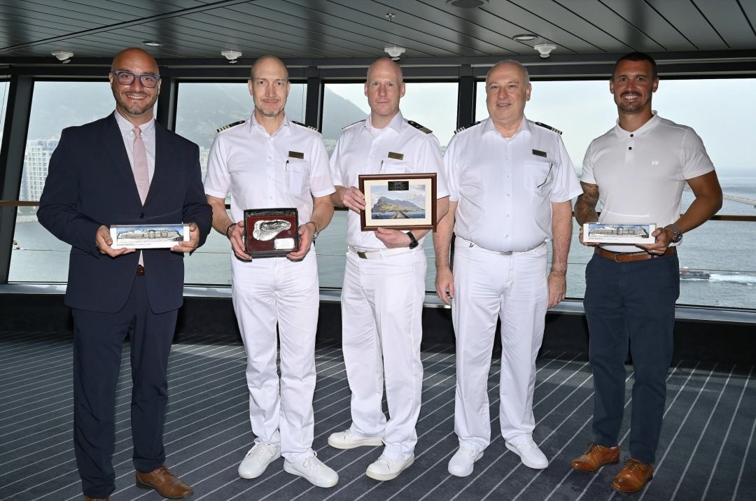 Gibraltar Welcomes AIDAcosma On Inaugural call
