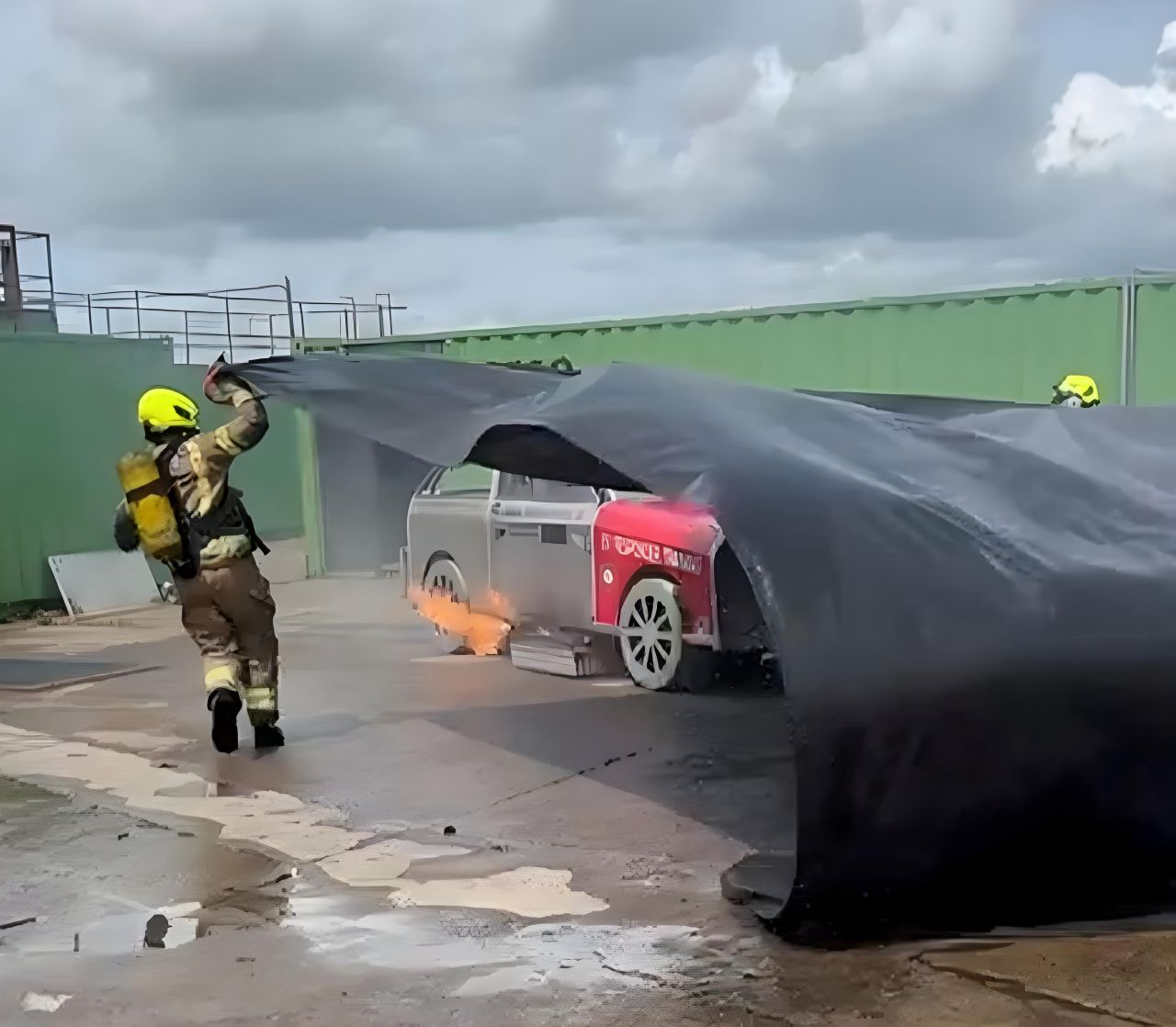 AFRS Training Enhances Preparedness for Lithium Battery Fires 