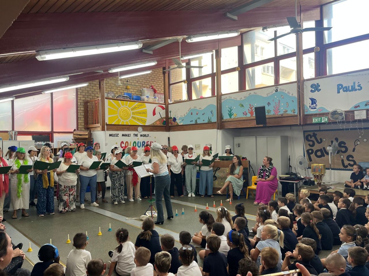 PAAMOA Community Choir Visit St Paul’s School 