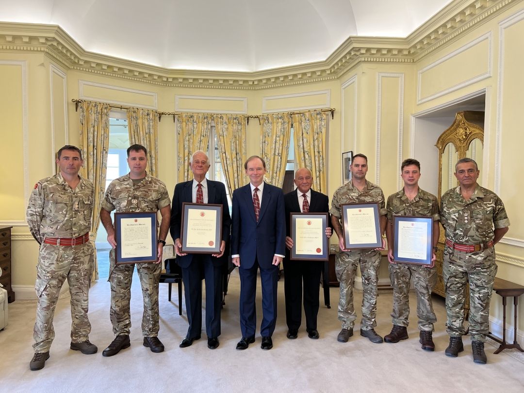 Royal Gibraltar Regiment Presentations