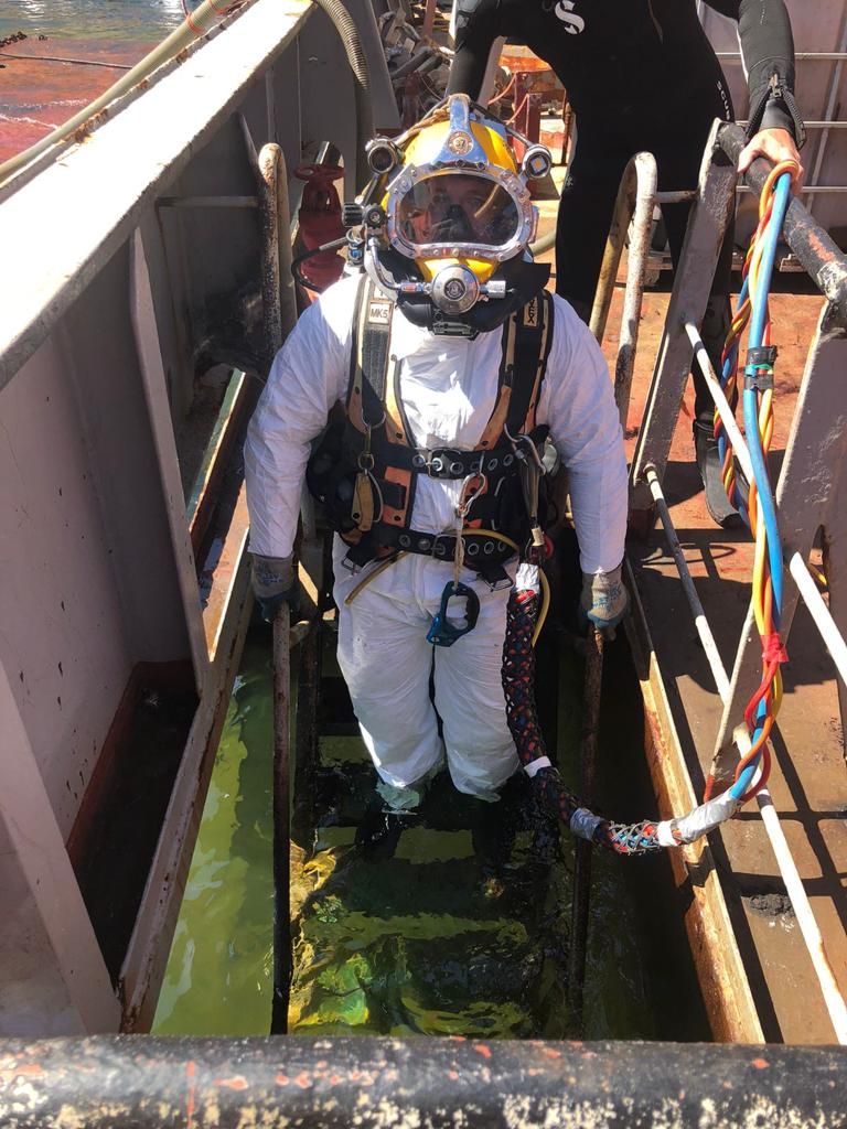  OS 35 Update – Divers Locate and Remove Trapped Oil