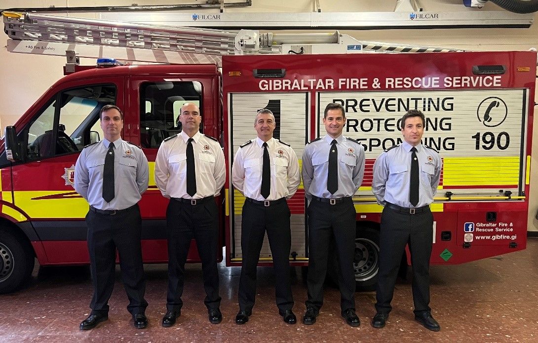 Gibraltar Fire And Rescue Service Promotions