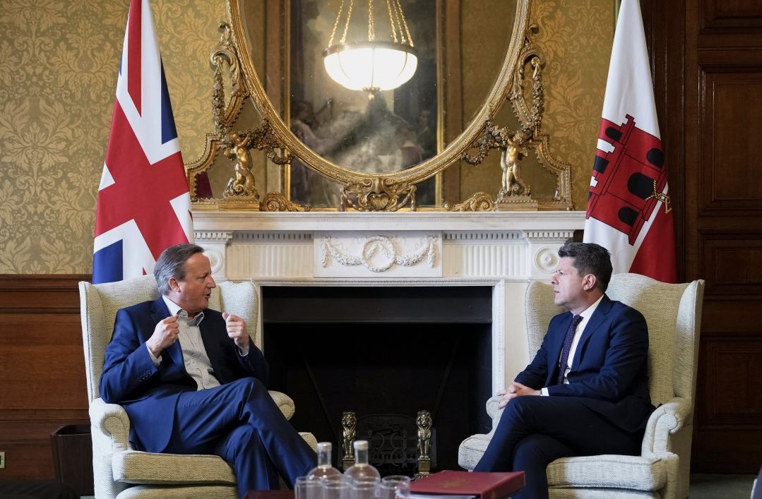 Chief Minister Meets FS Lord Cameron And OT Minister Rutley