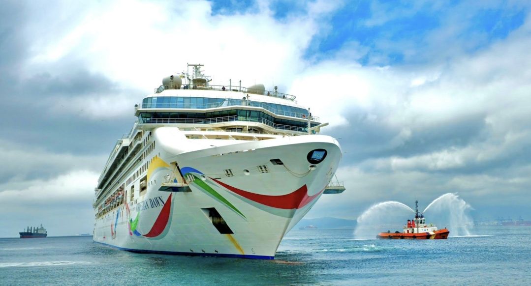Norwegian Dawn Has Its Inaugural Cruise Call In Gibraltar