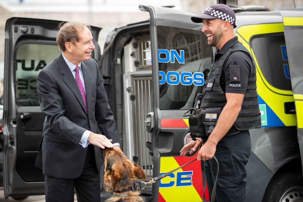 Governor Visits Gibraltar Defence Police