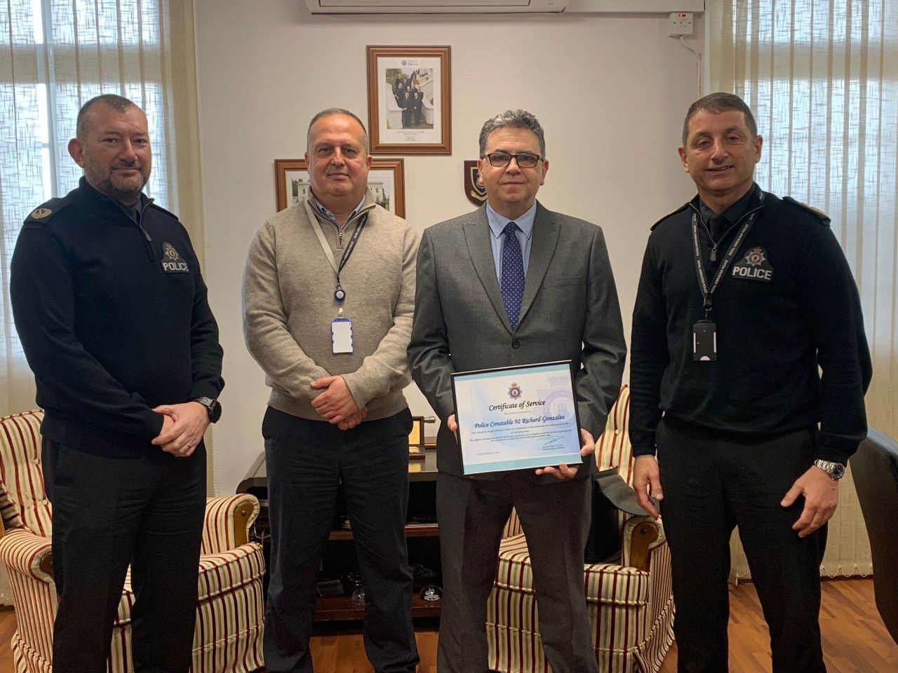 Handing in the Badge - DC Gonzalez Retires