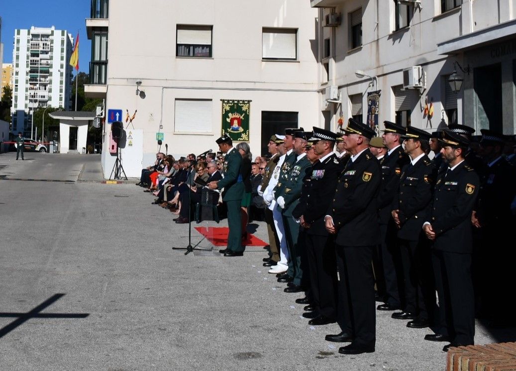 Commissioner Of Police Attends Guardia Civil Anniversary Parade