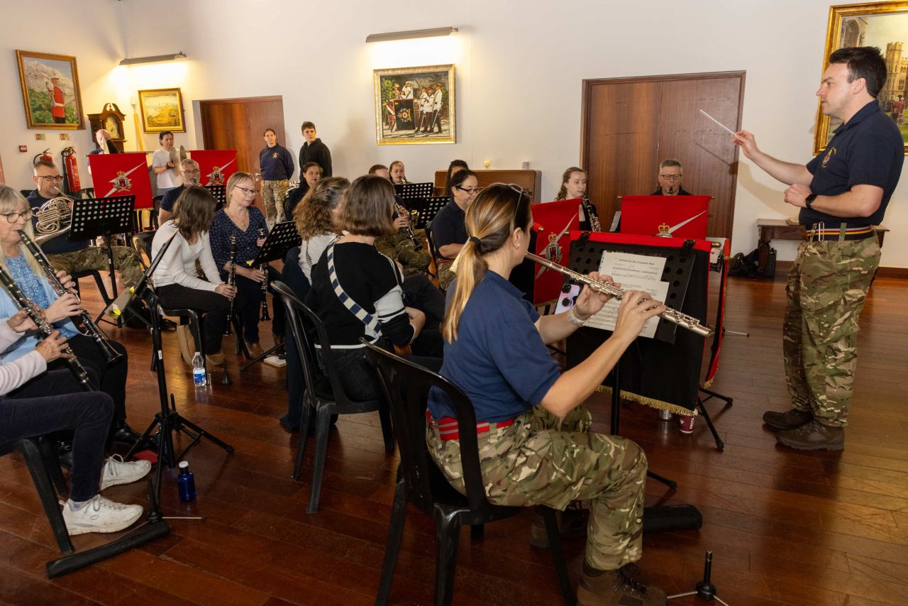Royal Gibraltar Regiment Band Holds Open Rehearsal