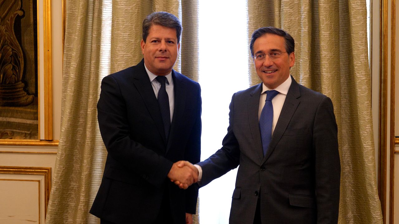 Chief Minister Fabian Picardo Meets Jose Manuel Albares In Madrid