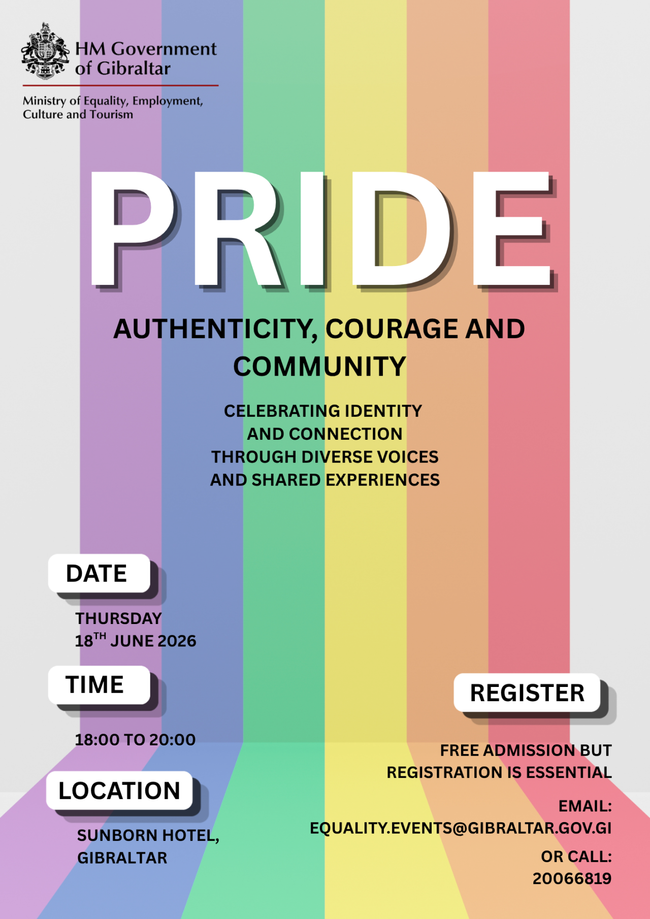 Ministry Of Equality To Mark Pride Month
