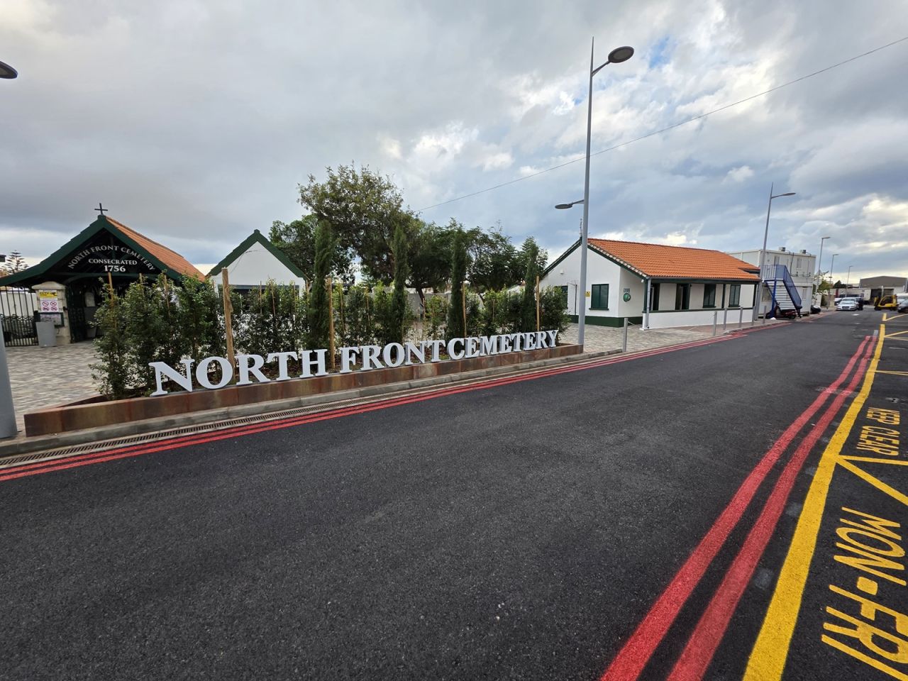 Traffic and Parking Improvements at Cemetery Road Completed