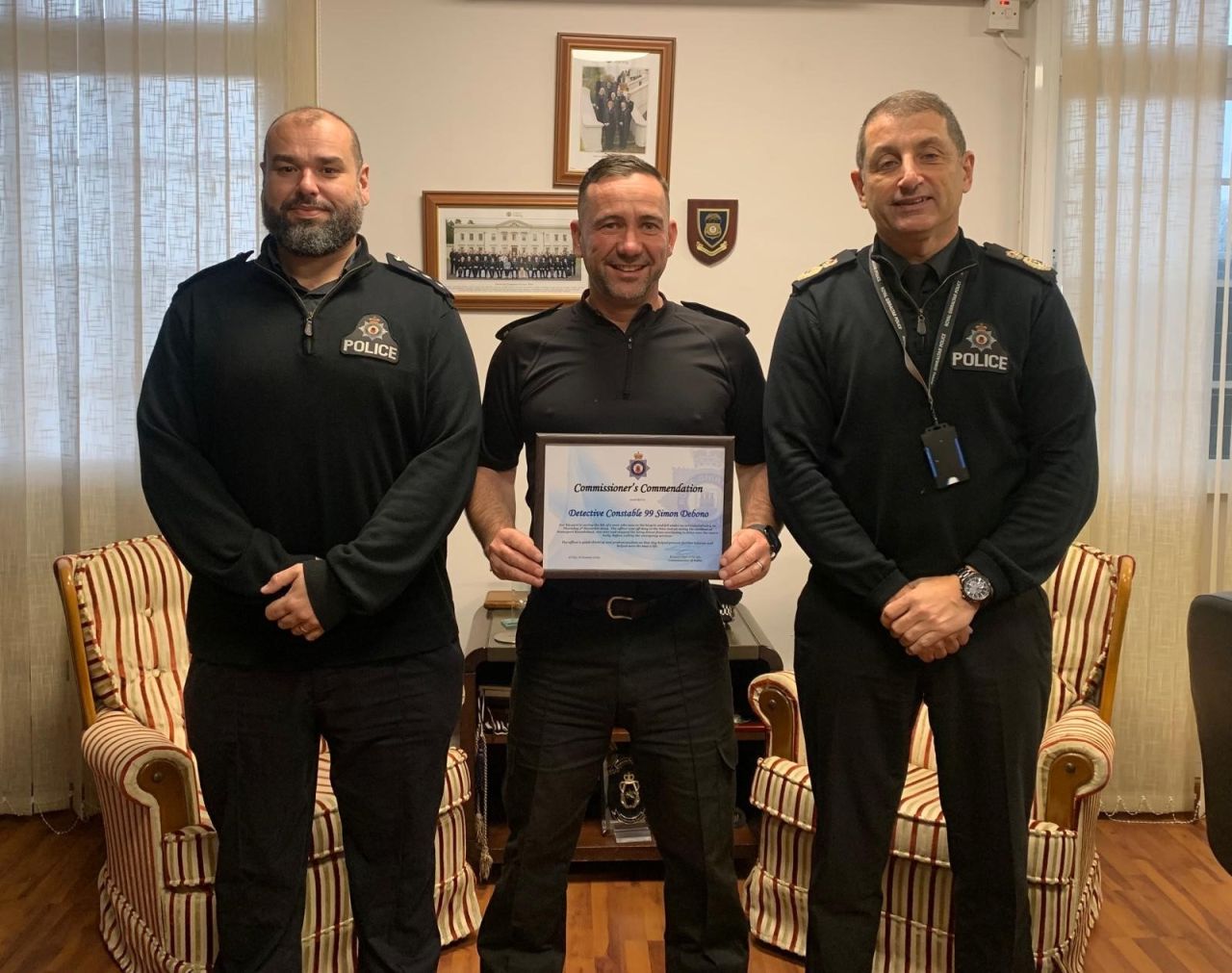 RGP Officer Receives Commendation