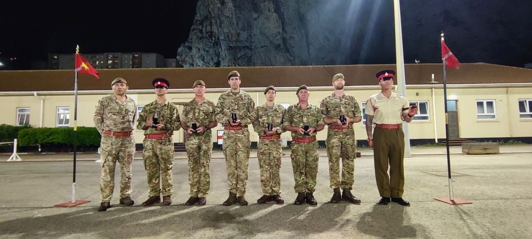 B Company Volunteer Reserve Service Medals Awards Ceremony