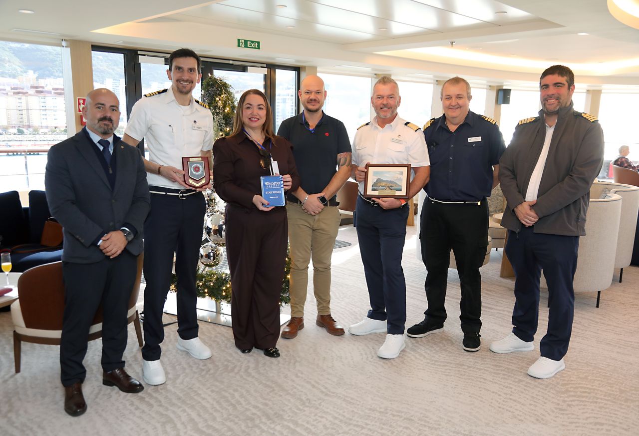 Windstar Cruises’ Star Seeker Makes Inaugural Call To Gibraltar During Maiden Voyage