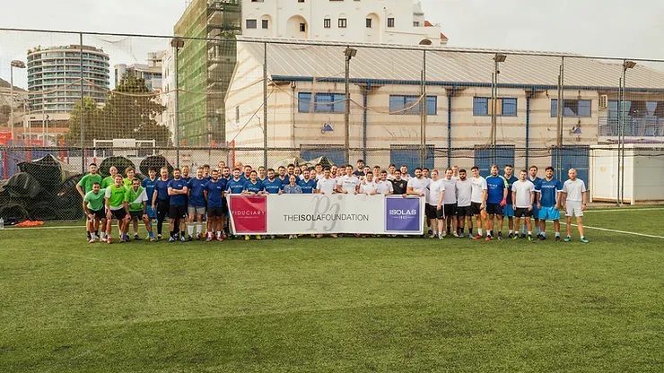 Peter J Isola Foundation Held Its 3rd Five-a-side Football Tournament Raising £2000 For GBC Open Day