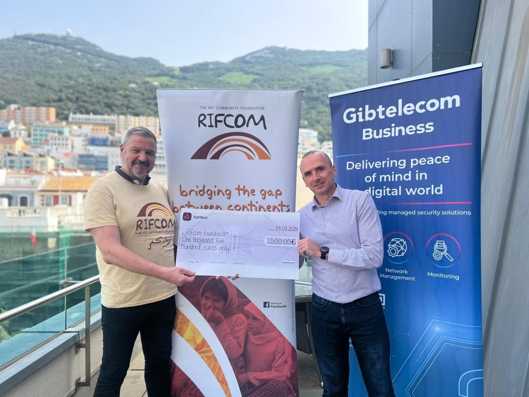 Gibtelecom Corporate Golf Day held At La Reserva De Sotogrande Raises €1,500 For Rifcom Foundation