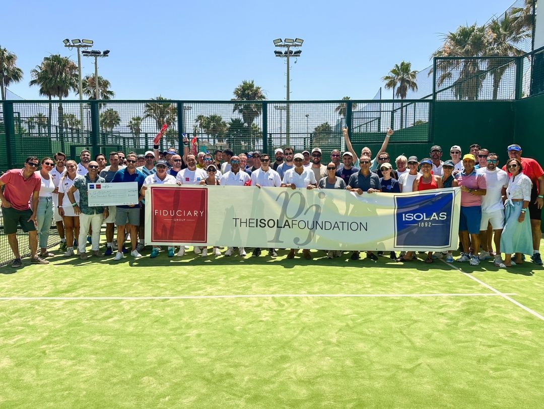 ISOLA Foundation Padel Tournament Raises £5000 For GibSams Gibraltar