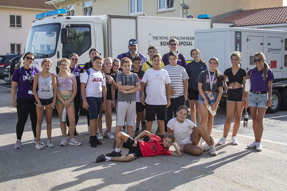 Royal Gibraltar Regiment Hold Youth Outreach Programme