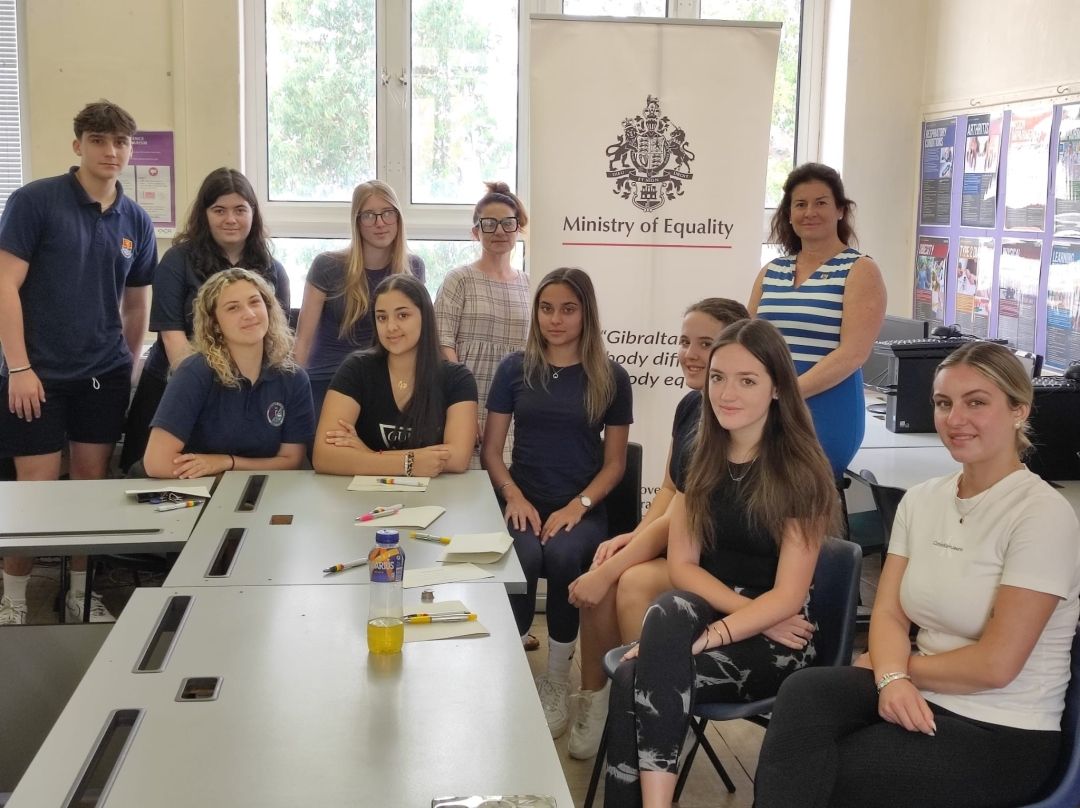 Ministry of Equality Delivers Presentations at the Gibraltar College