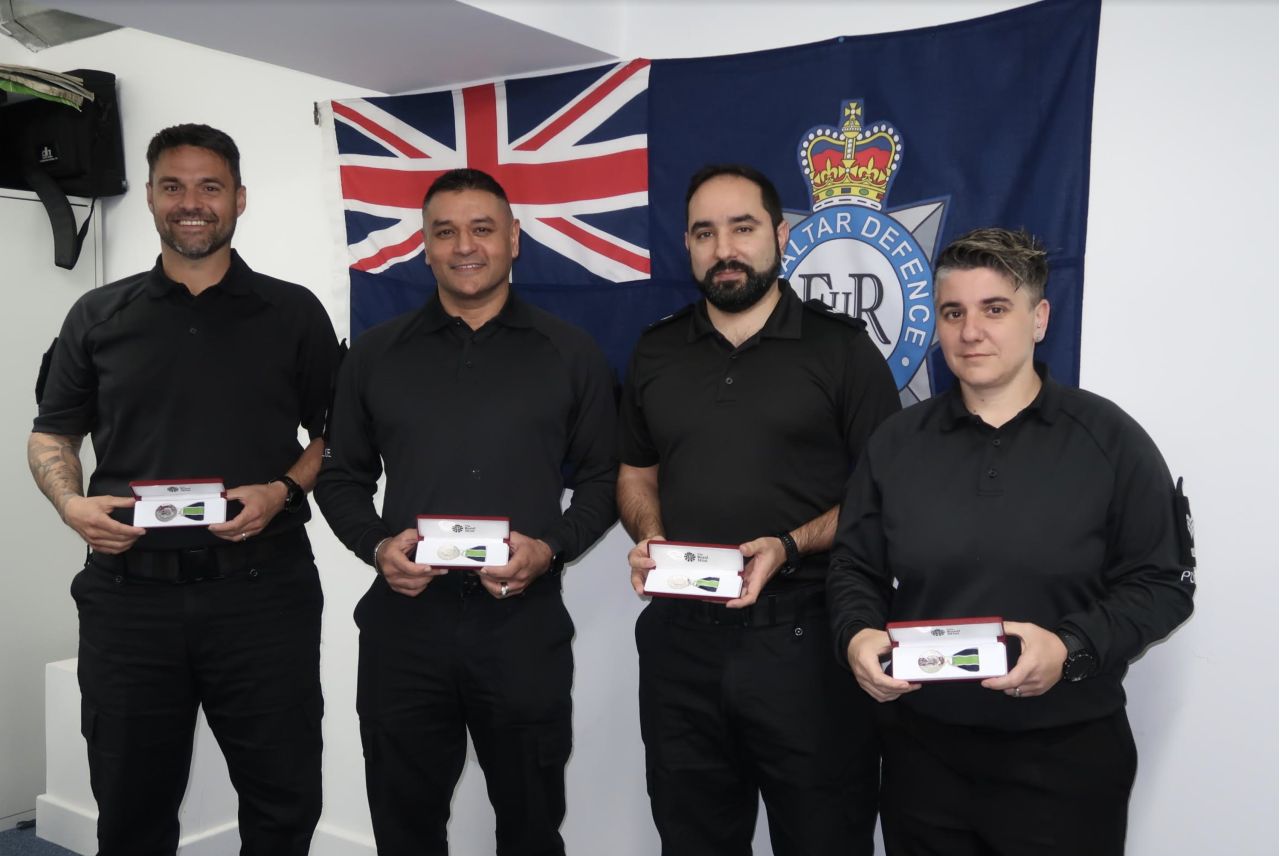 Gibraltar Defence Police Long Service Medals
