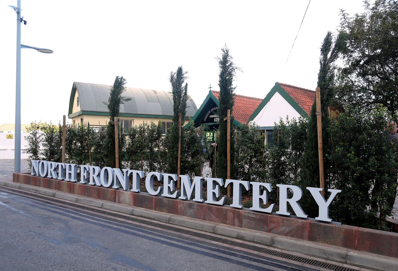 New Cemetery Entrance Coincides With Other Improvements