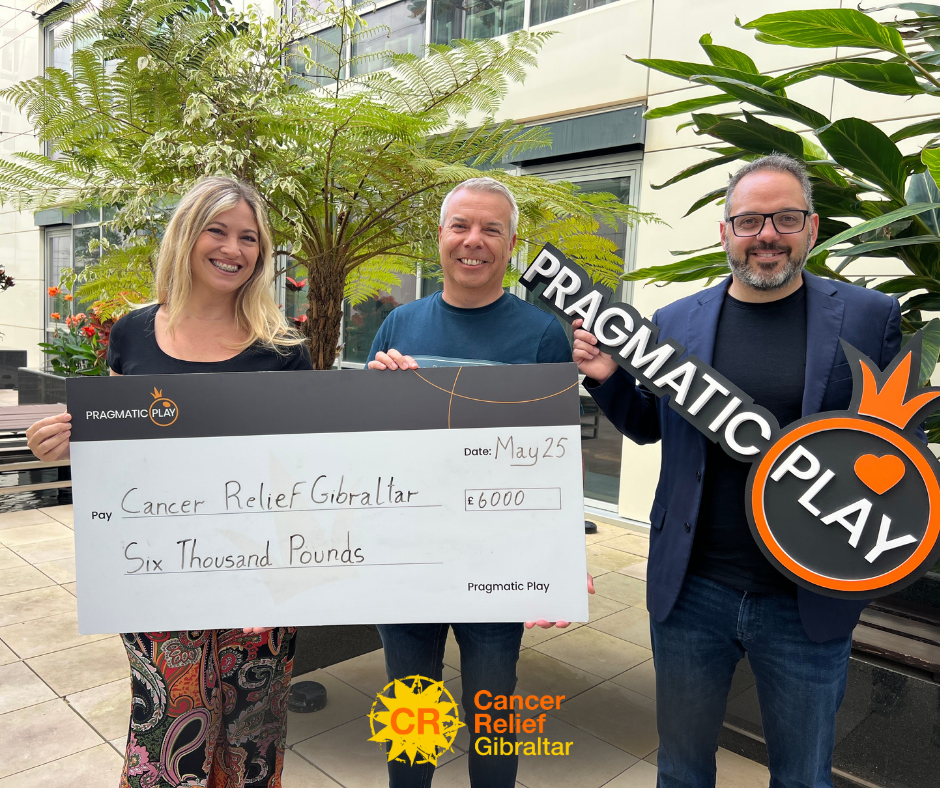 Pragmatic Play Gibraltar Sponsors Cancer Relief Gibraltar Day Support Service