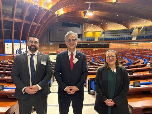 Minister Feetham Holds Constructive Meeting with Council of Europe Secretariat (MONEYVAL) in Strasbourg