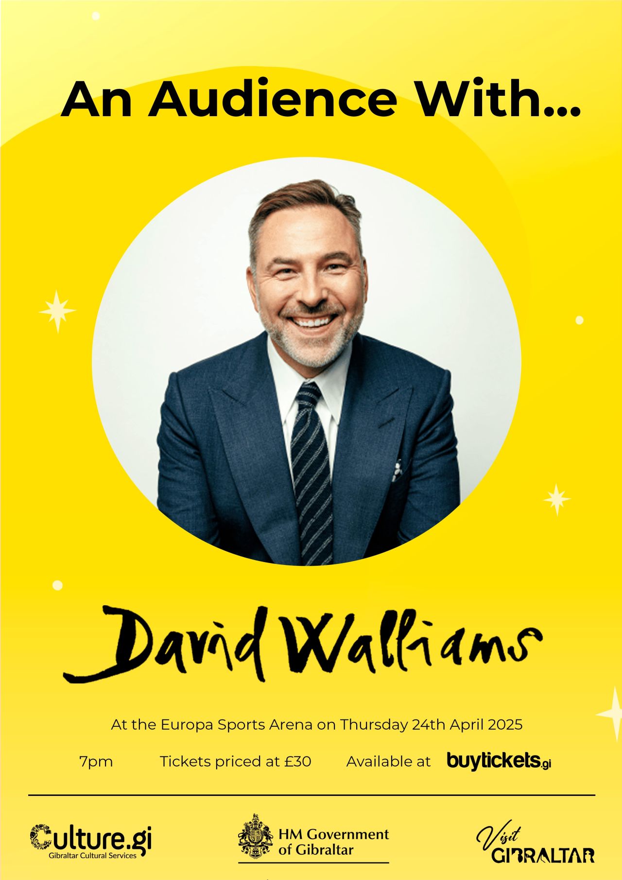 ‘An Audience With’ David Walliams For April