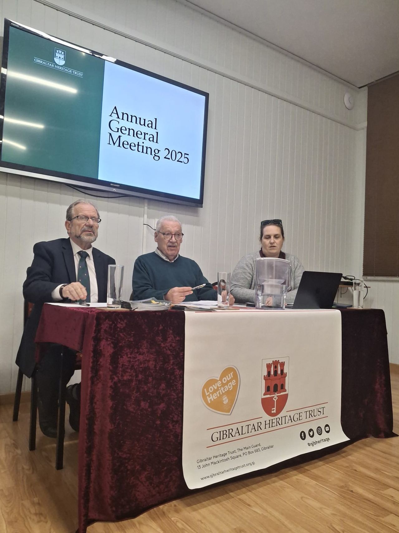 Minister Cortes Thanks Outgoing Heritage Trust Chair 