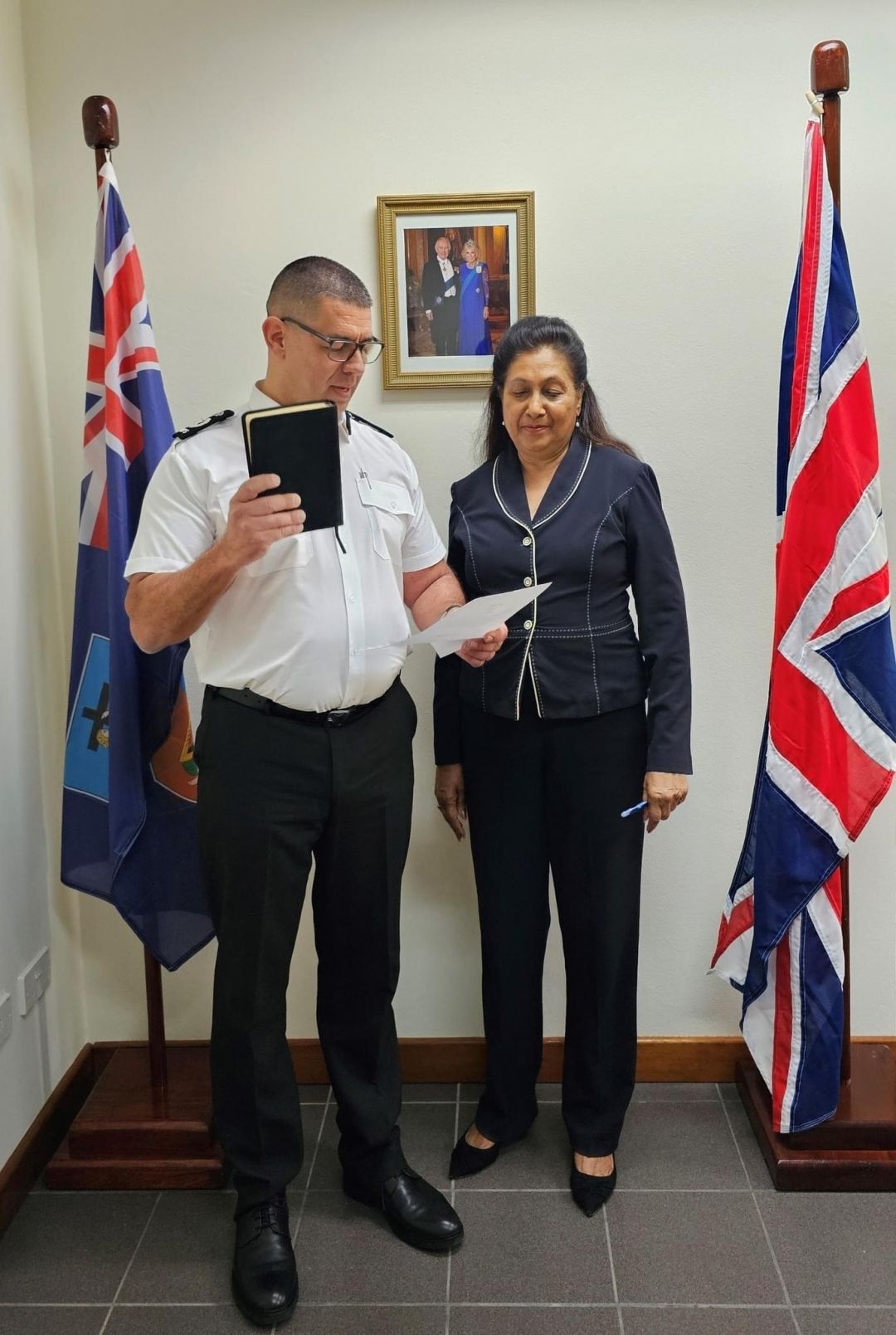 Chief Inspector Perera Is The Acting Police Commissioner Of Montserrat
