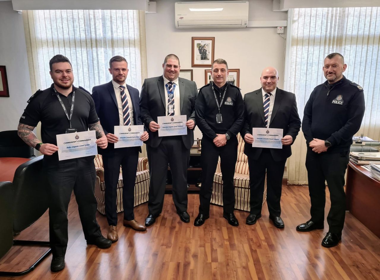 Commendations For Drug Squad Officers