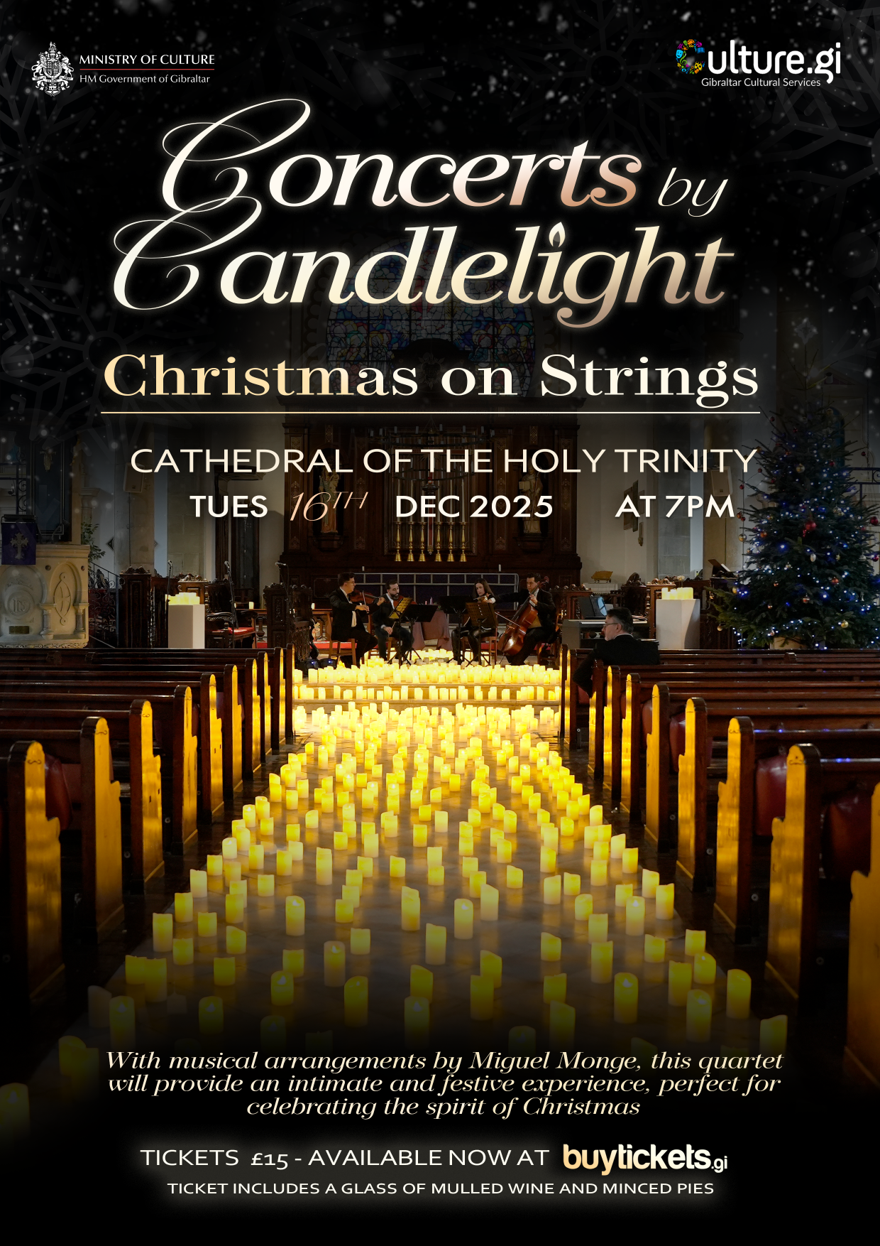 Concerts by Candlelight – Christmas on Strings 