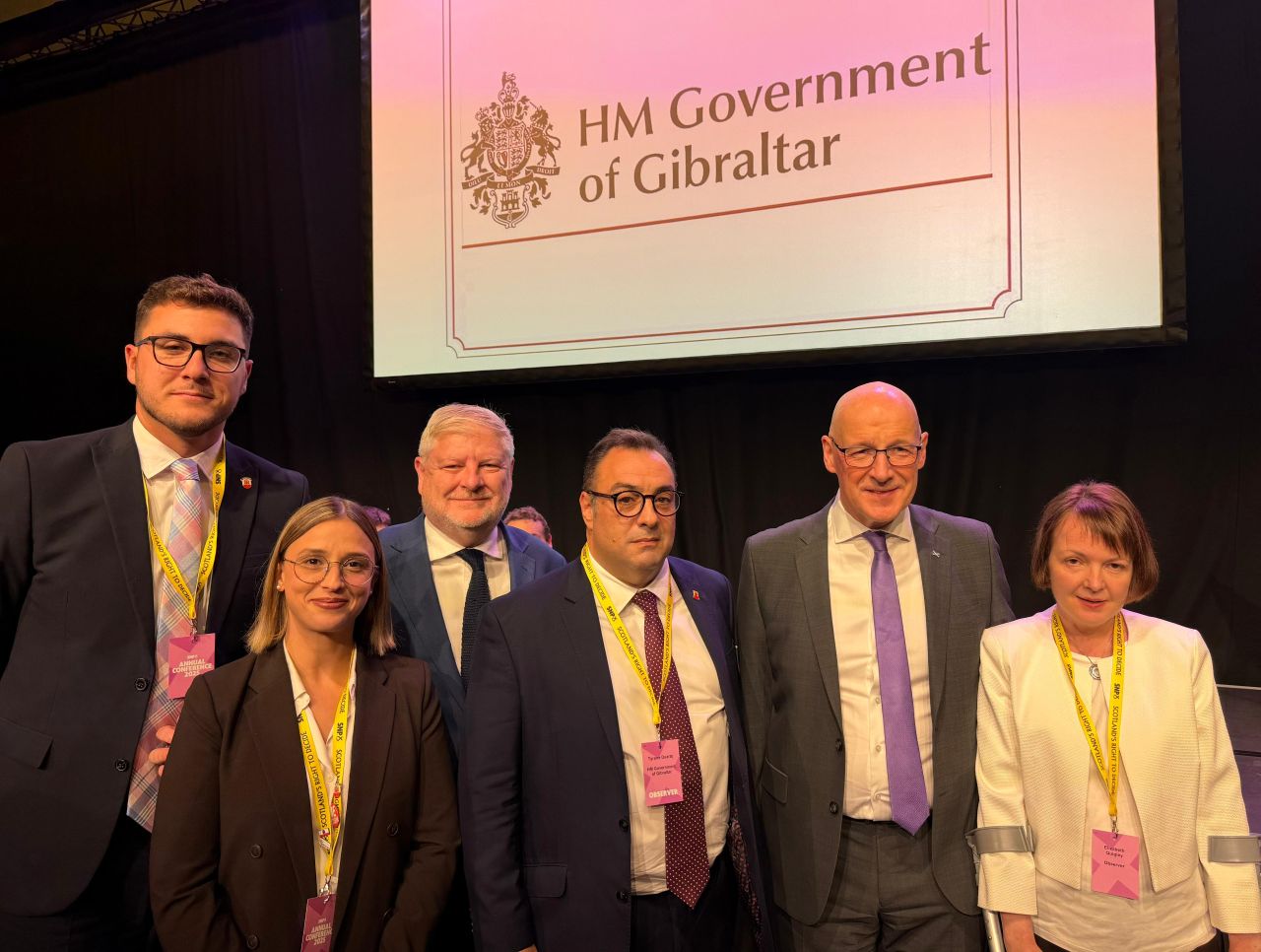 Government of Gibraltar Represented at SNP Conference in Aberdeen 