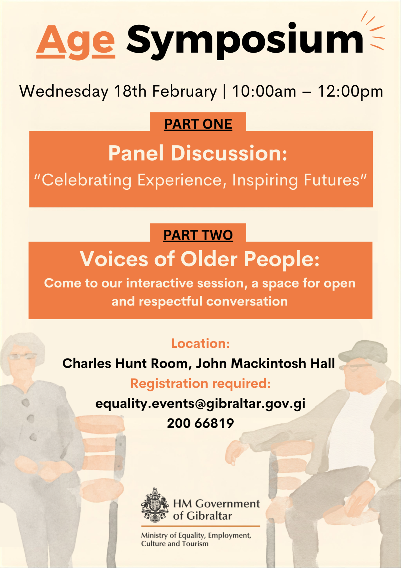 Ministry For Equality Announces Symposium For Older Persons