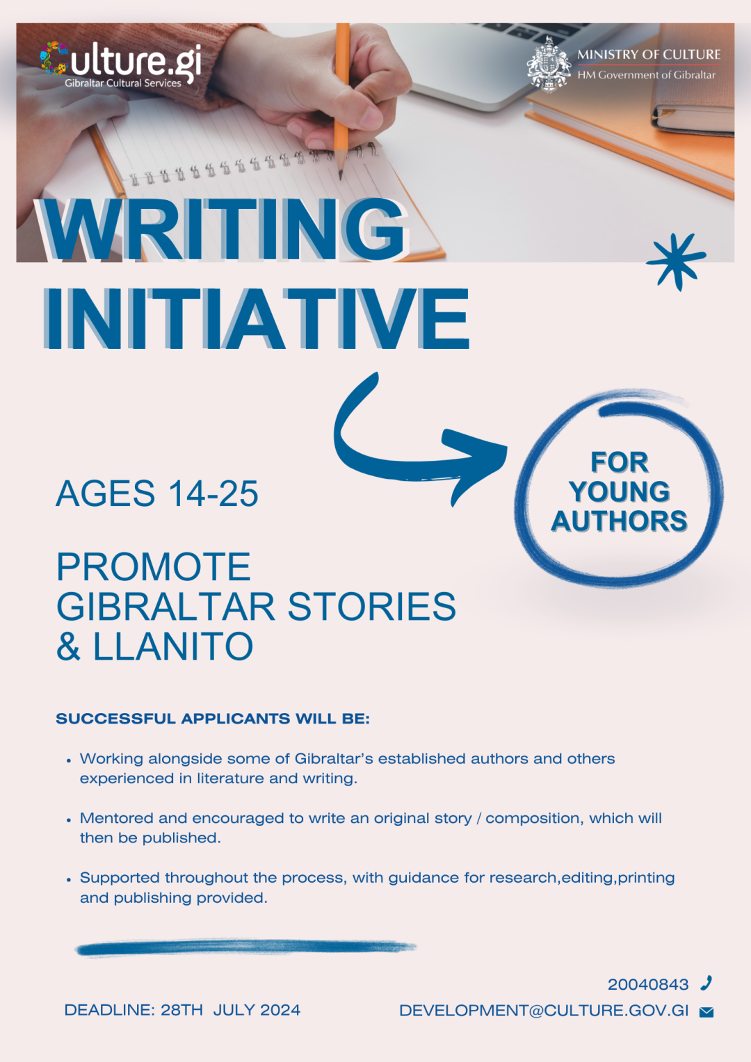 Writing Initiative For Young Authors - Promoting Gibraltar Stories And Llanito