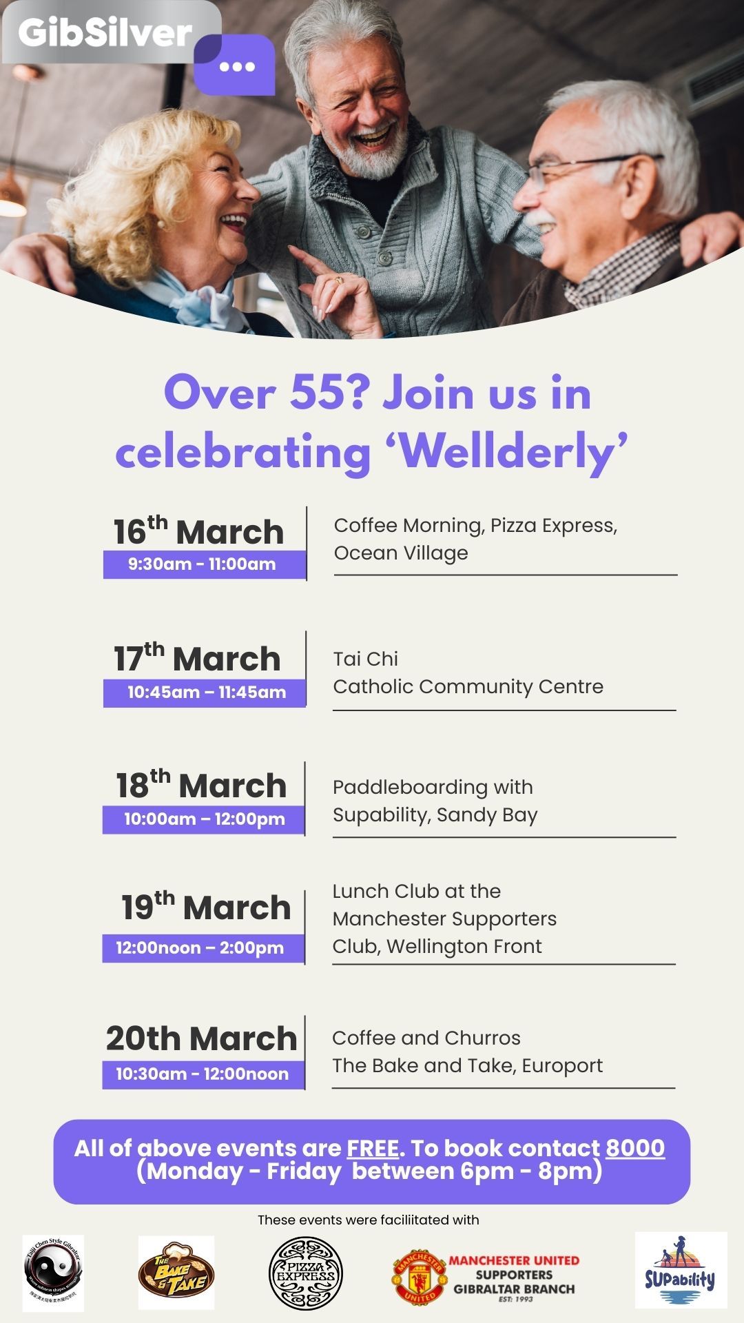 GibSilver Launches “Wellderly Week” – A Celebration of Over-55s in Gibraltar
