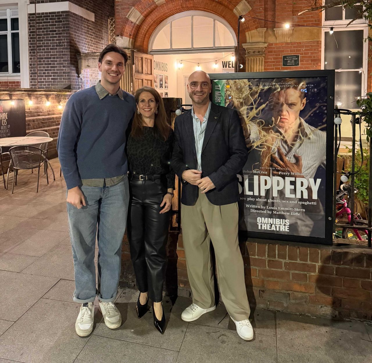 Minister Santos Attends London Premiere Of Slippery By Gibraltarian Playwright Louis Emmitt-Stern