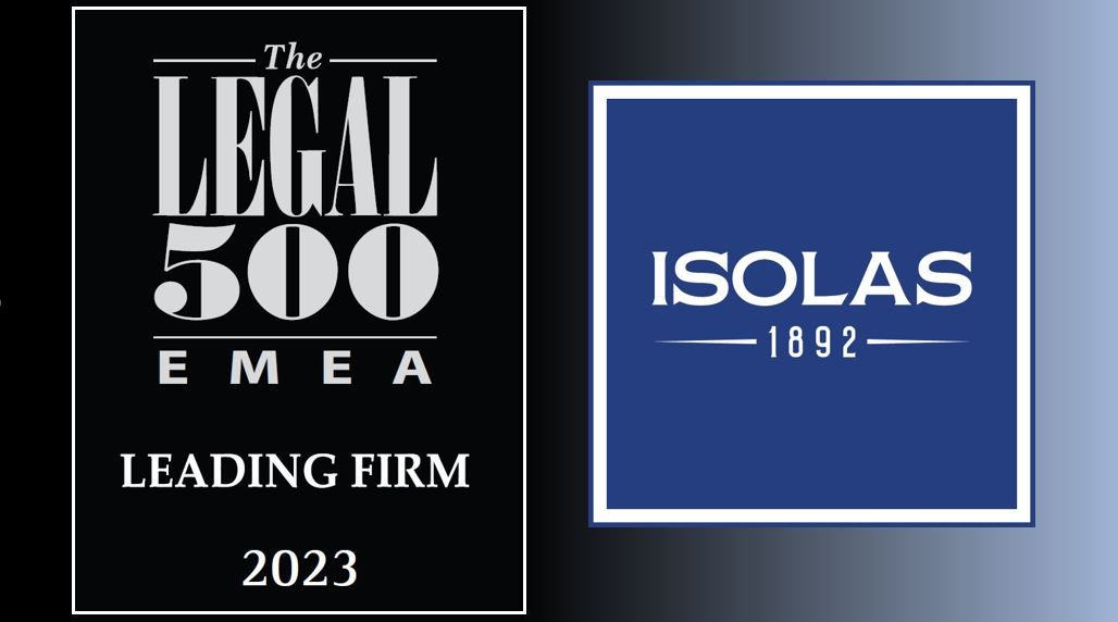 Isolas LLP Ranked Highly By The Legal 500 Guide