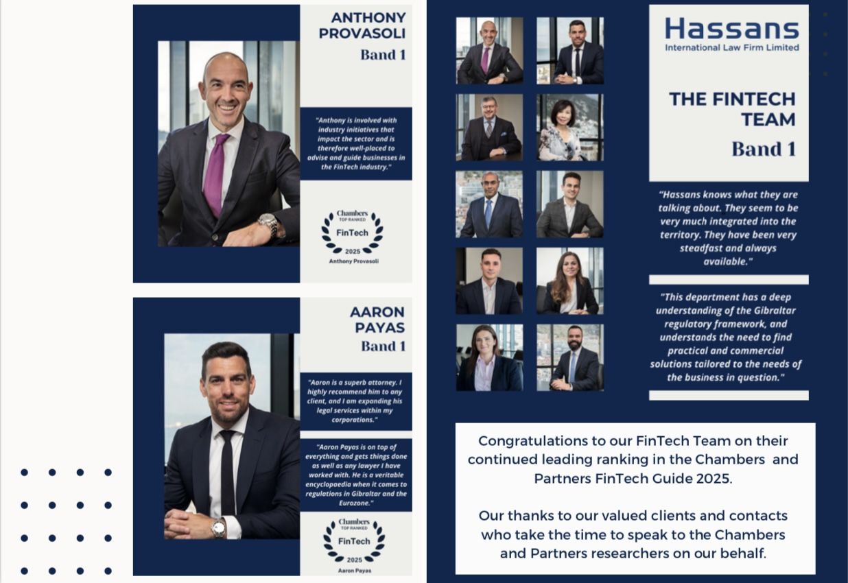Hassans’ FinTech Team Achieves Top Tier Rankings Across The Board In Chambers Fintech ‘25
